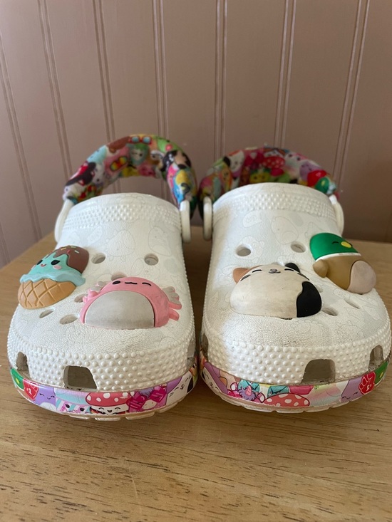 Squishmallows Crocs Youth Classic Clog - White / Multicolor